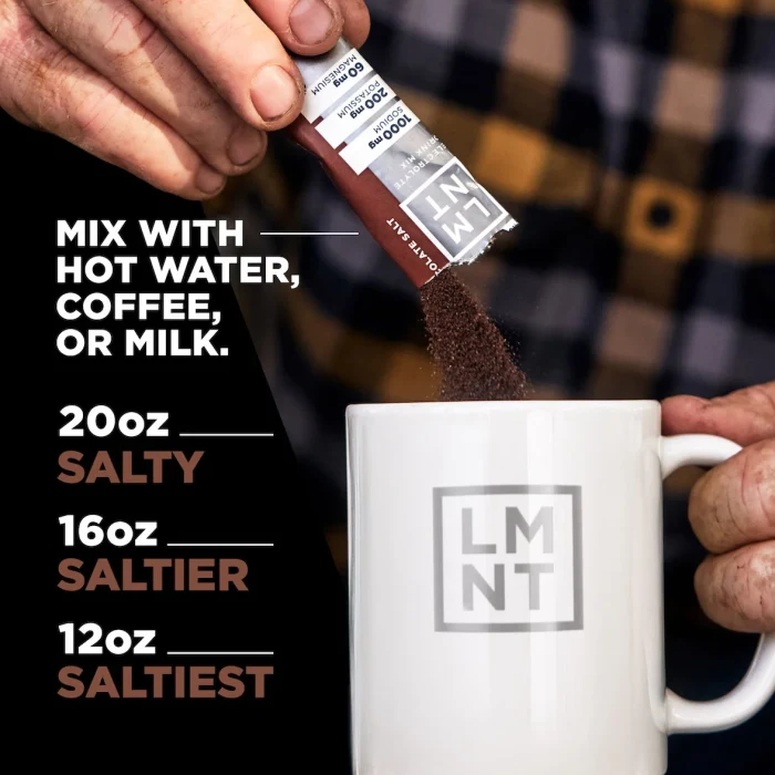 LMNT Zero-Sugar Electrolytes – Chocolate Salt - Image 7