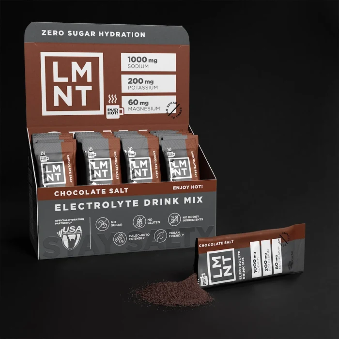 LMNT Zero-Sugar Electrolytes – Chocolate Salt - Image 5