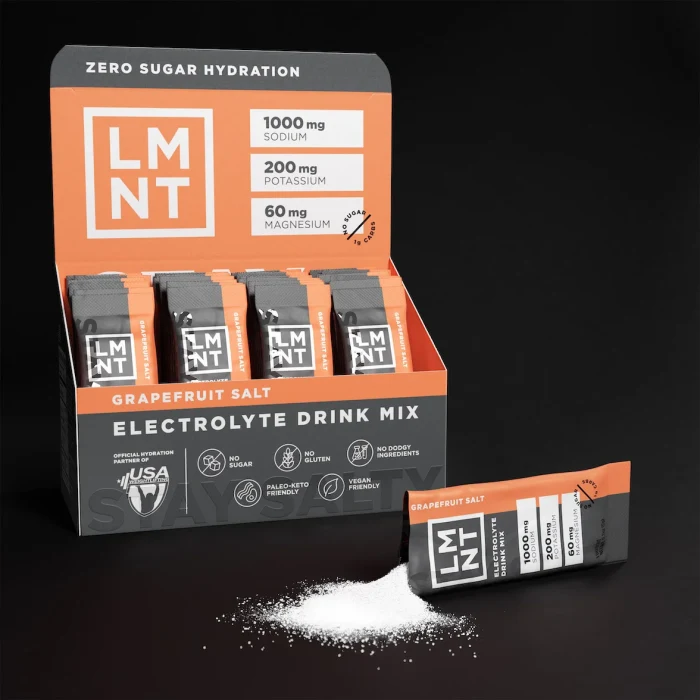 LMNT Zero-Sugar Electrolytes – Grapefruit Salt - Image 5