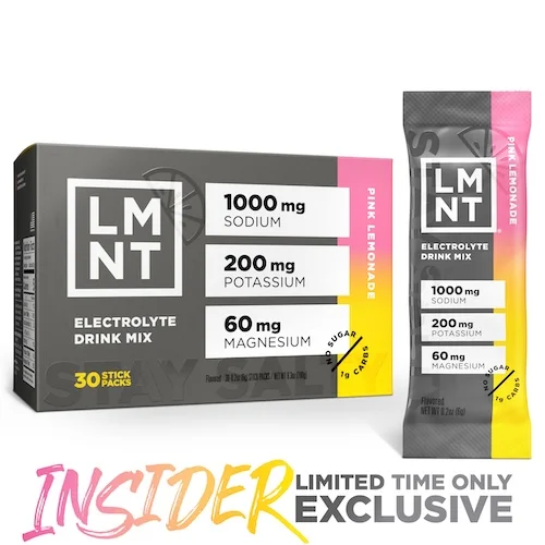 LMNT Zero-Sugar Electrolytes – Pink Lemonade