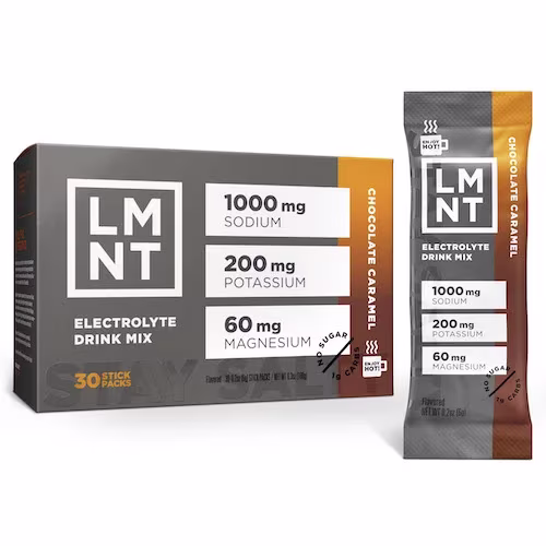 LMNT Zero-Sugar Electrolytes – Chocolate Caramel