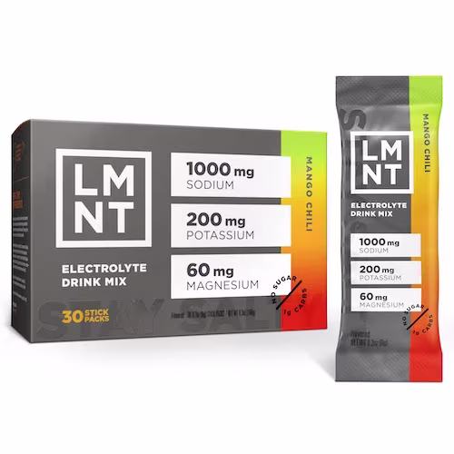 LMNT Zero-Sugar Electrolytes – Mango Chili