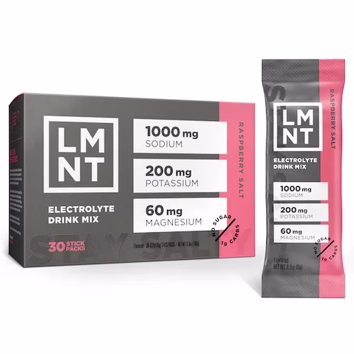 LMNT Zero-Sugar Electrolytes – Raspberry Salt
