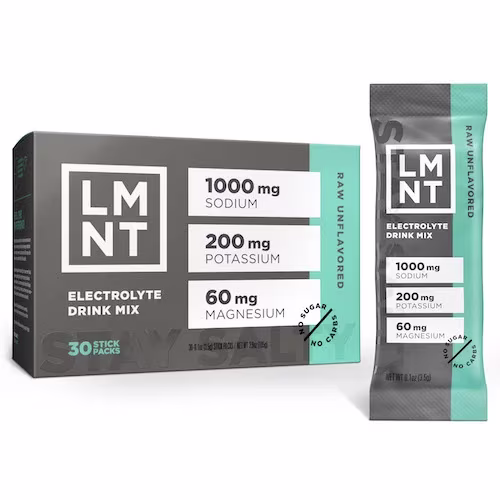LMNT Zero-Sugar Electrolytes – Raw Unflavored
